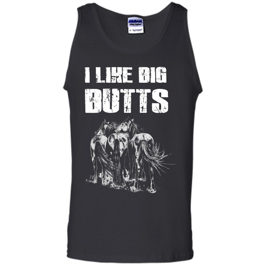 Horse T-shirt I Like Big Butts T-shirt Black