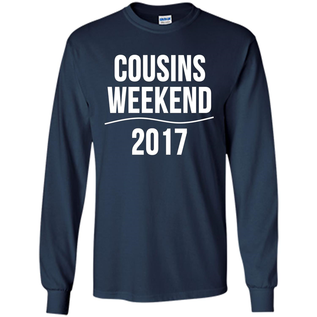 Family T-shirt Cousins Weekend 2017 Navy