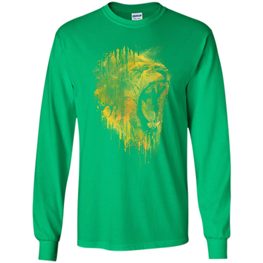 Lion Drip T-shirt Irish Green
