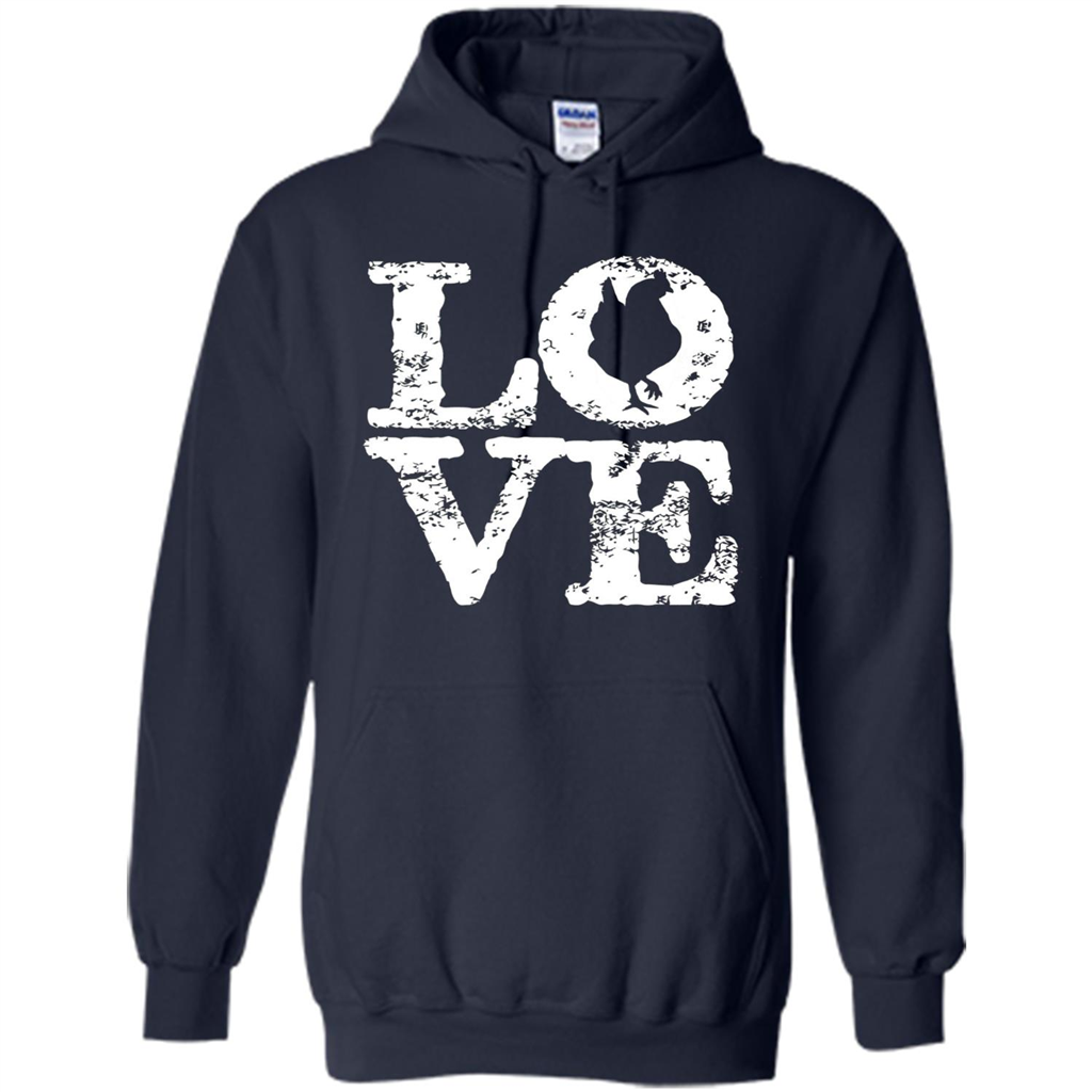 Chickens T-shirt I Love Chickens T-Shirt Navy