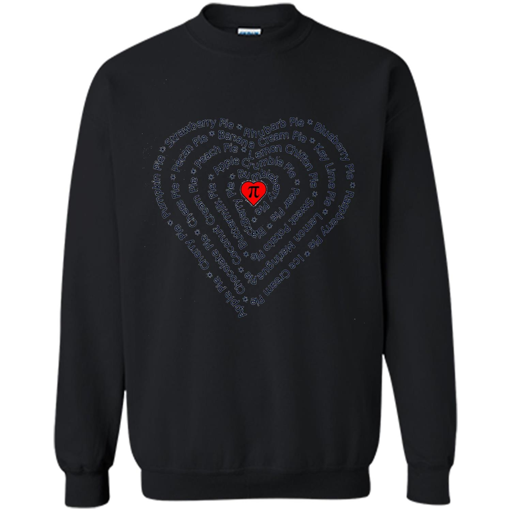 Love Math T-shirt I Love Pie Black
