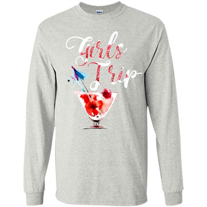 Wine T-shirt Girls Trip Wine Girls Ash