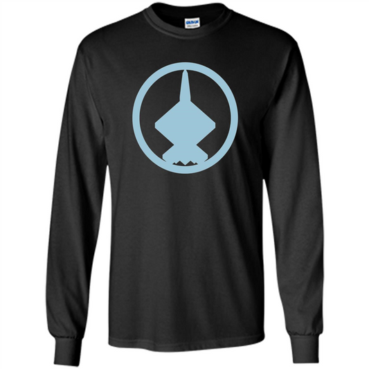 YF-23 Blue Air Force Military Fighter Jet T-Shirt Black