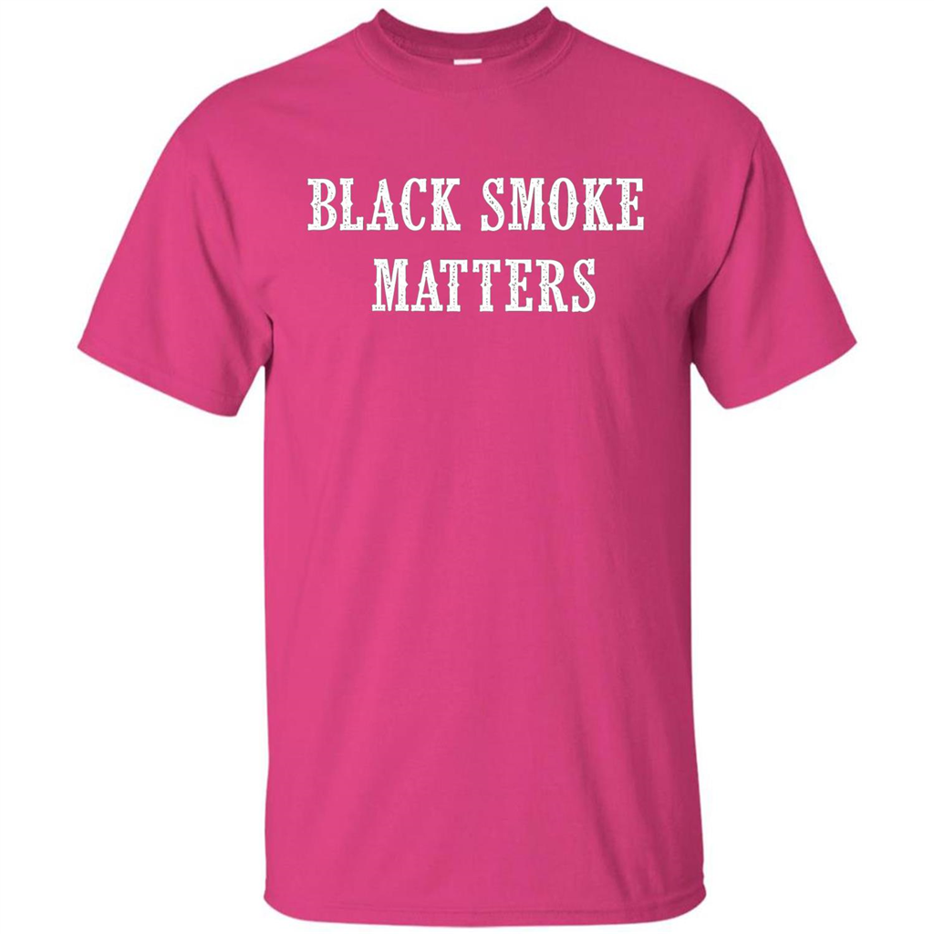 Black Smoke Matters, Diesel Trucks Rolling Coal T-shirt Heliconia