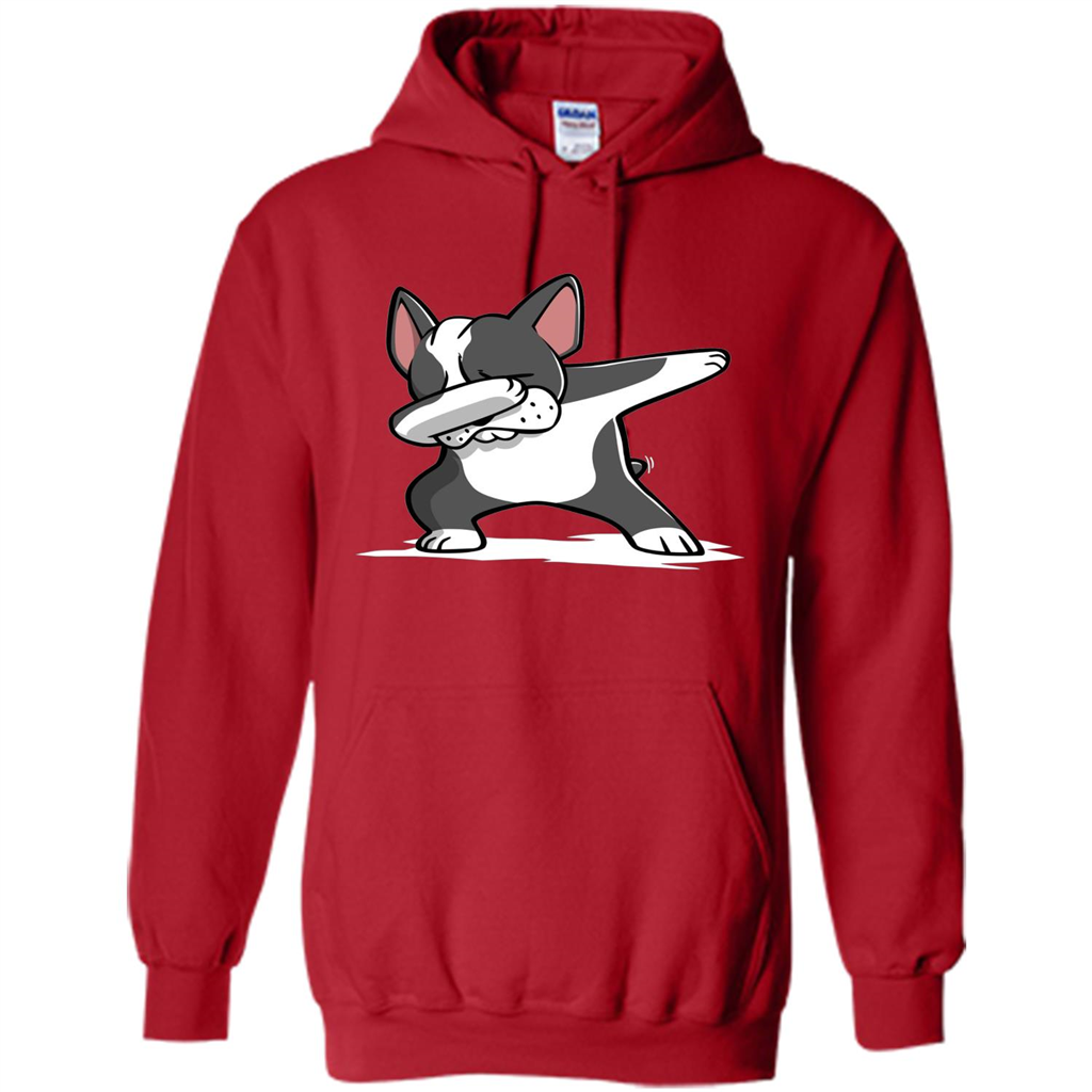 Dabbing Boston Terrier Dog T-Shirt Dab Dance T-shirt Red