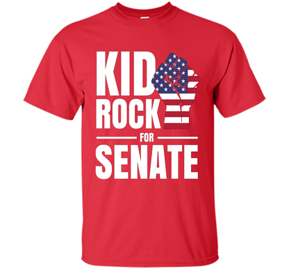 Campaign T-shirt Kid Rock For Senate T-shirt Red