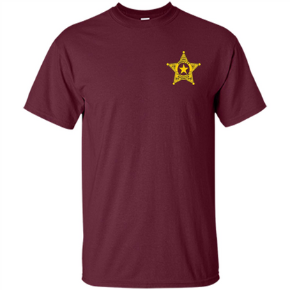 Sheriff Deputy T-Shirt Maroon