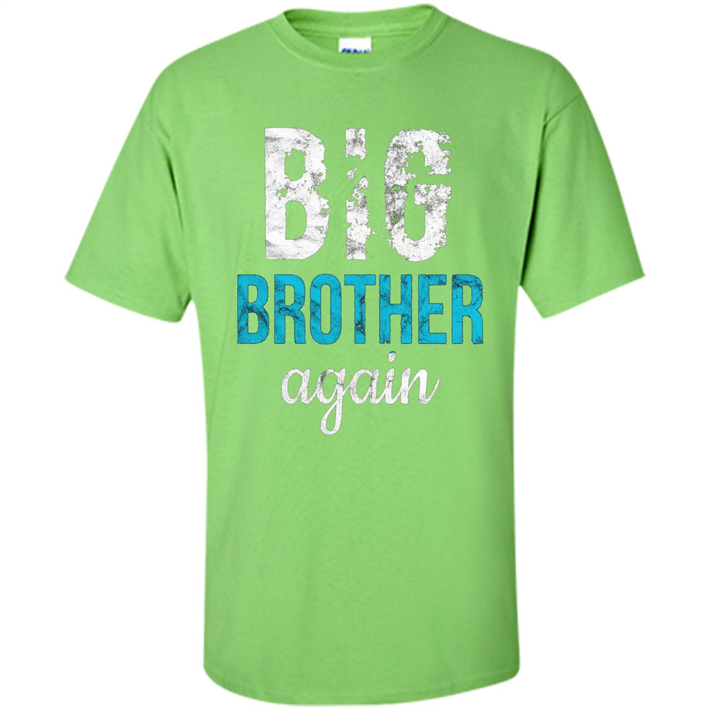 Big Brother Again Distressed T-shirt Lime