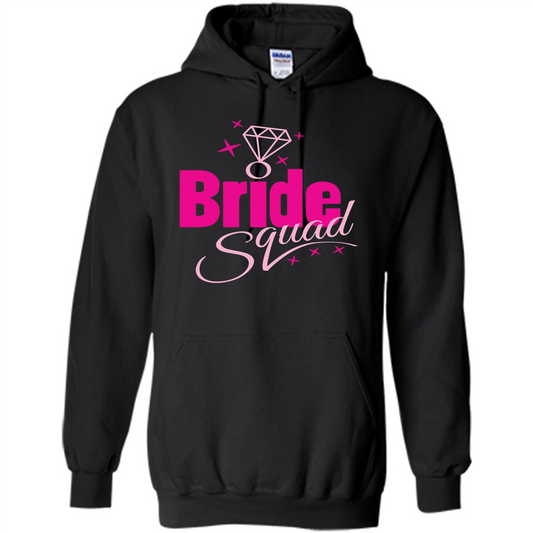 Bride Squad Bachelorette Party T-shirt Black