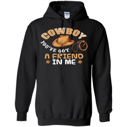 Cowboy You've Got a Friend in Me T-shirt Black