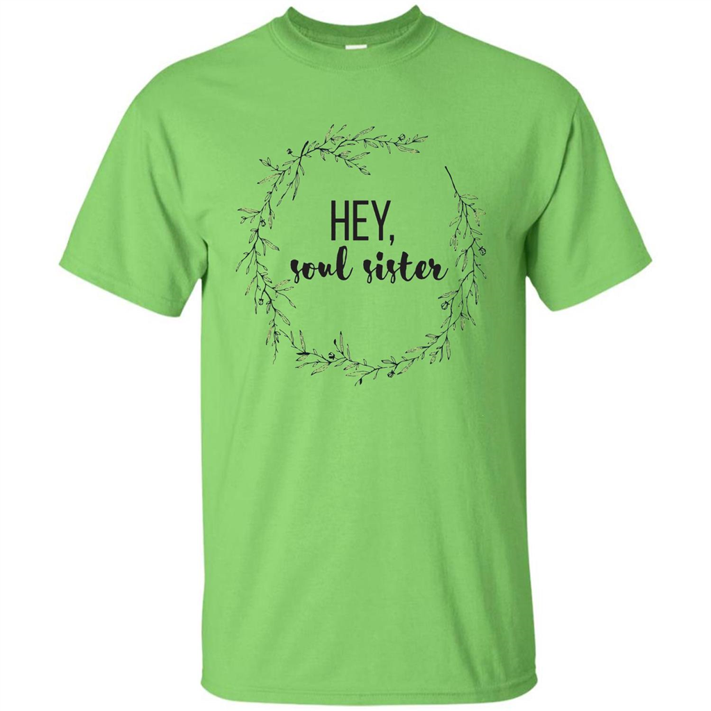 Hey, Soul Sister T-shirt Lime