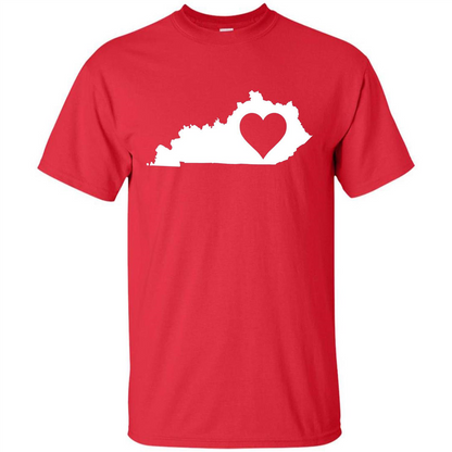 Kentucky Love T-Shirt Kentucky State T-shirt Red