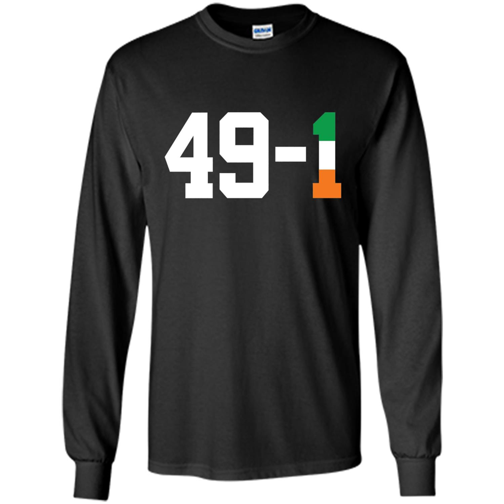 Funny Ireland Boxing T-shirt 49-1 T-shirt Black
