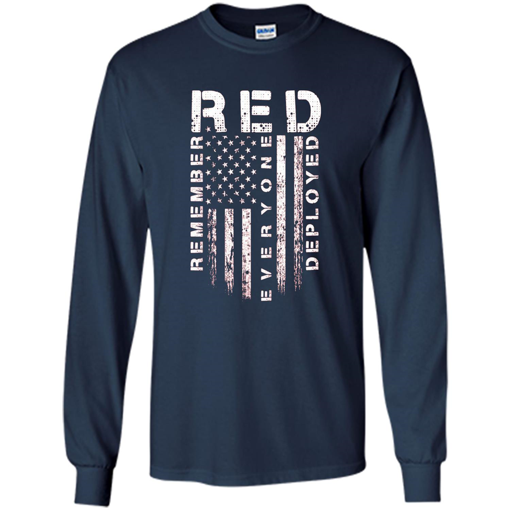 Red Friday - Remember Everyone Veteran Deployed T-shirt Navy