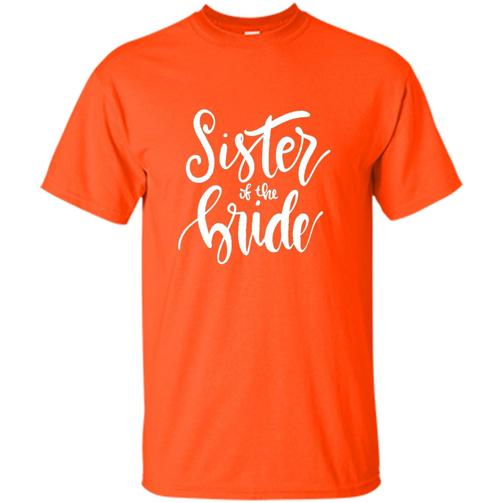 Sister Of The Bride T-shirt Orange