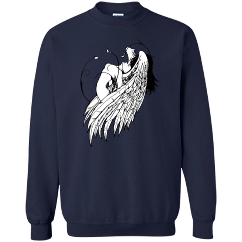 Angel T-shirt Angel Wings Navy