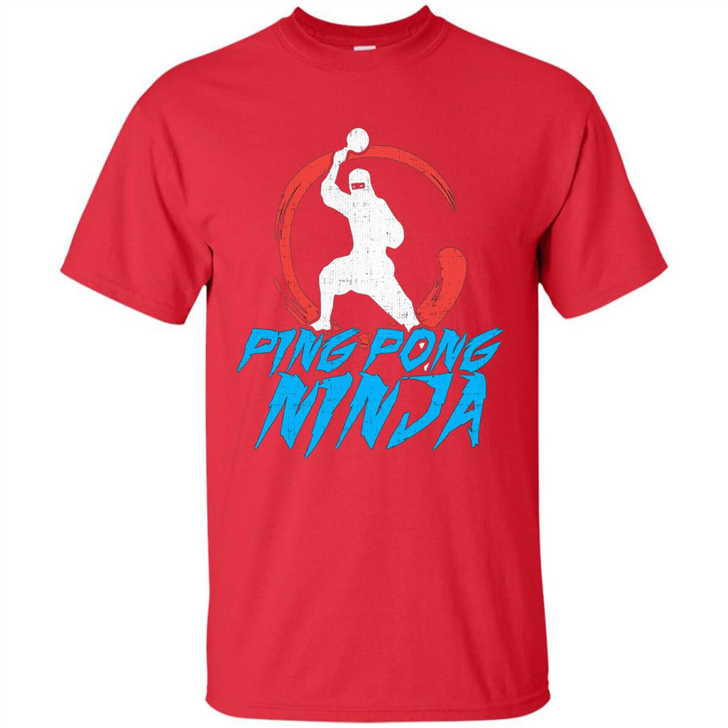 Ping Pong Ninja T-Shirt Red