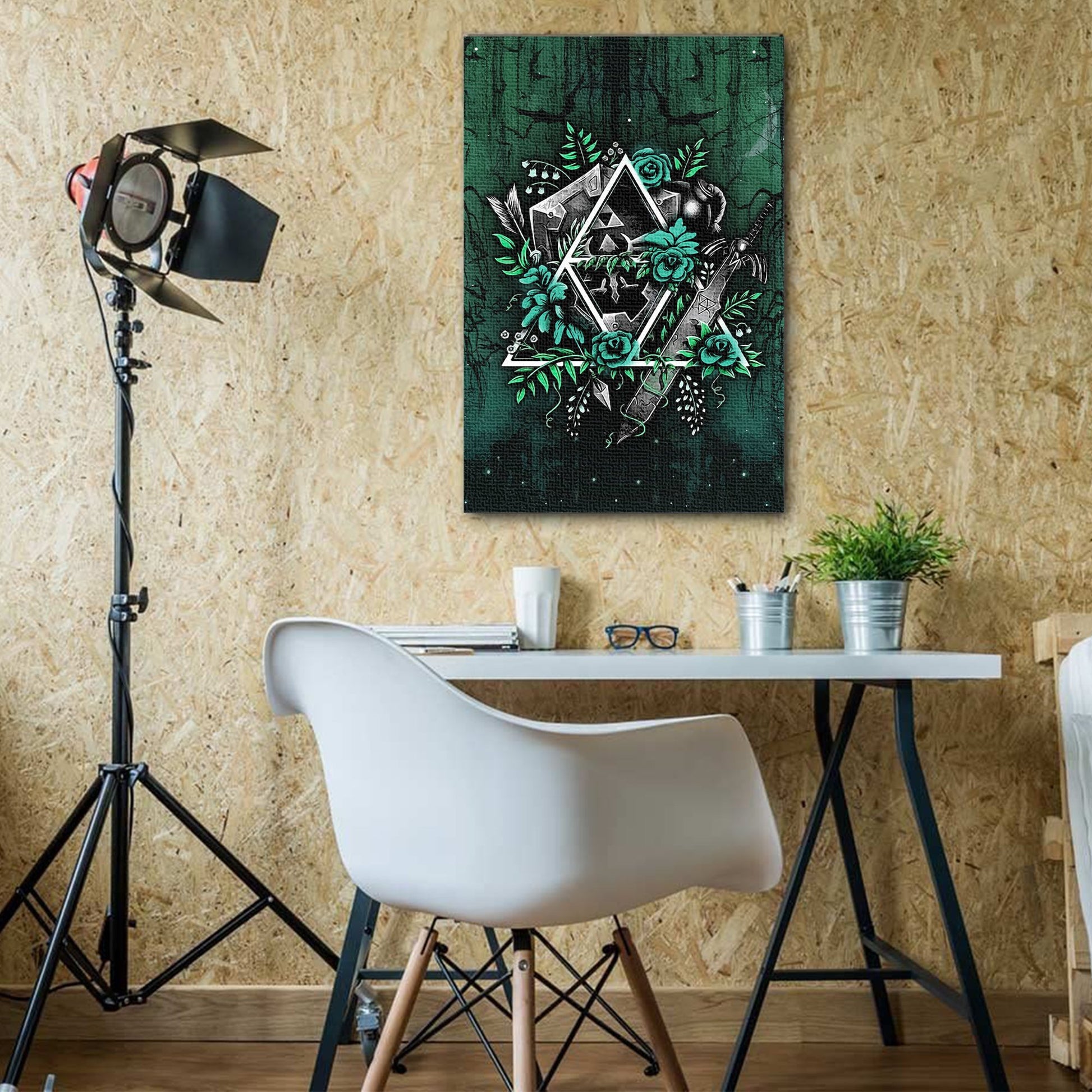 The Legend Of Zelda Art Symbol Canvas Wall Art