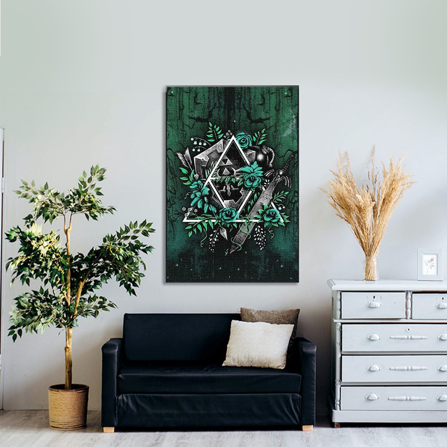 The Legend Of Zelda Art Symbol Canvas Wall Art Frame