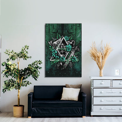The Legend Of Zelda Art Symbol Canvas Wall Art Frame