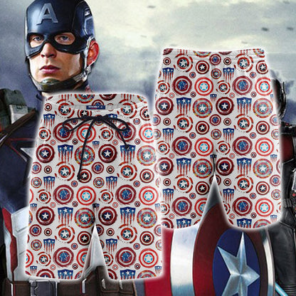 Captain America New Collection Beach Short Version 4