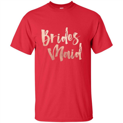 Bridesmaid T-shirt Red