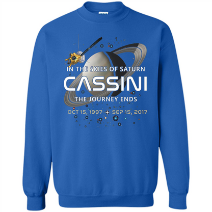 Cassini Spacecraft End Of Mission At Saturn T-Shirt Royal