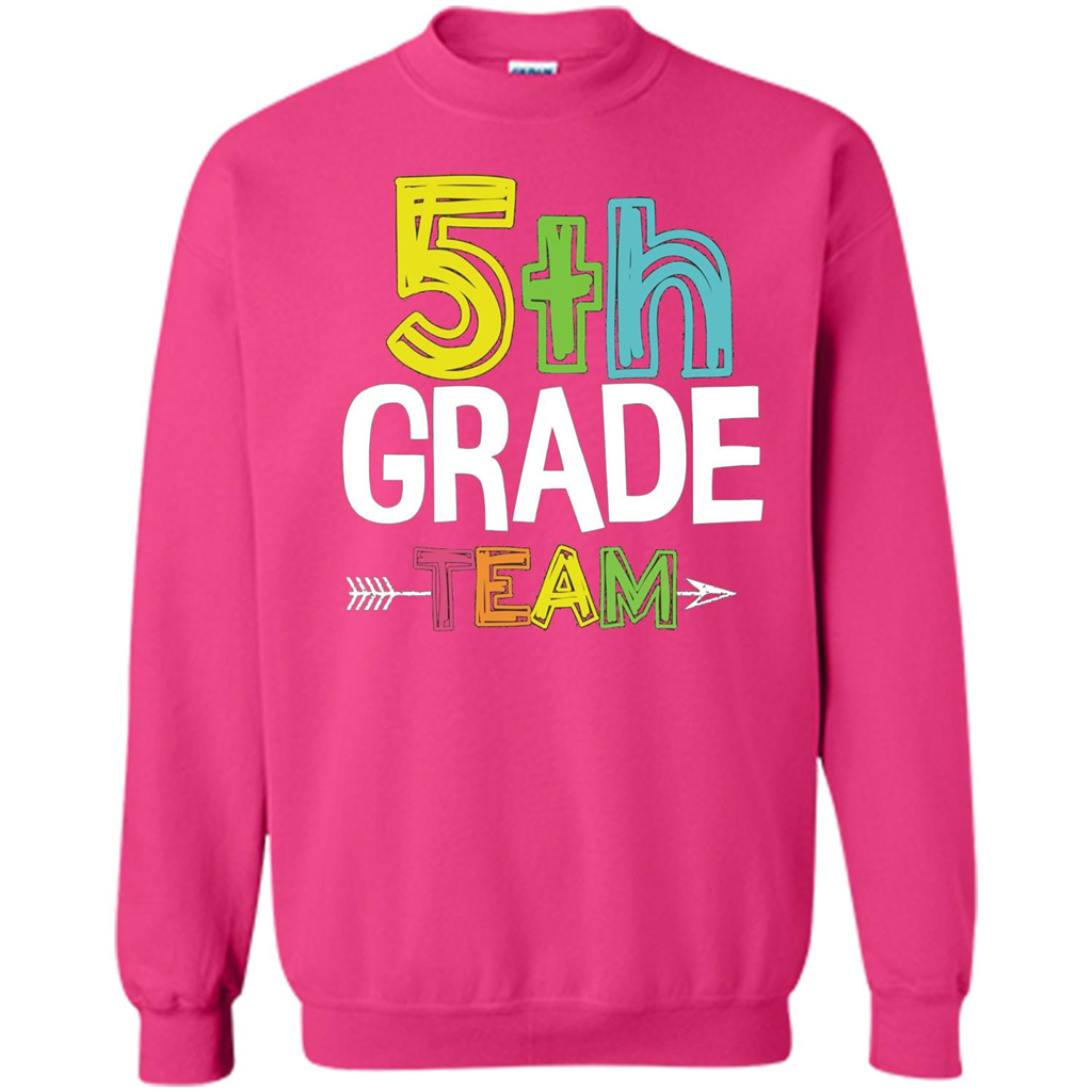Back To School T-shirt Team Fifth Grade Teacher Heliconia