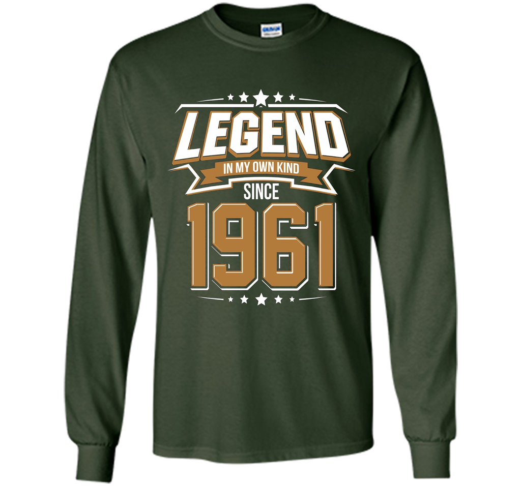 Legend Since 1961 T-Shirt for 56 Years Old Birthday Gifts t-shirt Forest Green