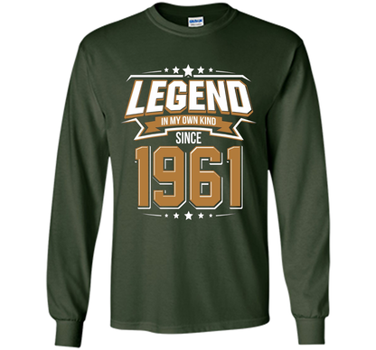 Legend Since 1961 T-Shirt for 56 Years Old Birthday Gifts t-shirt Forest Green