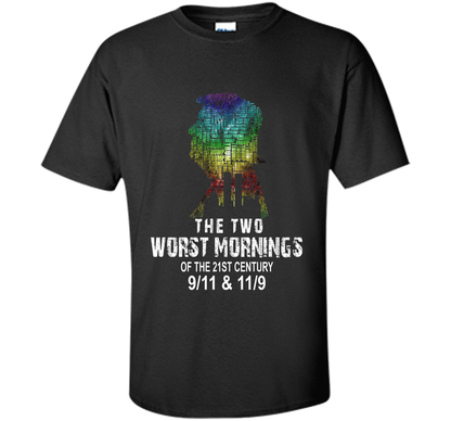 The Two Worst Mornings Of The 21st Century 9/11 And 11/9 T-shirt Royal