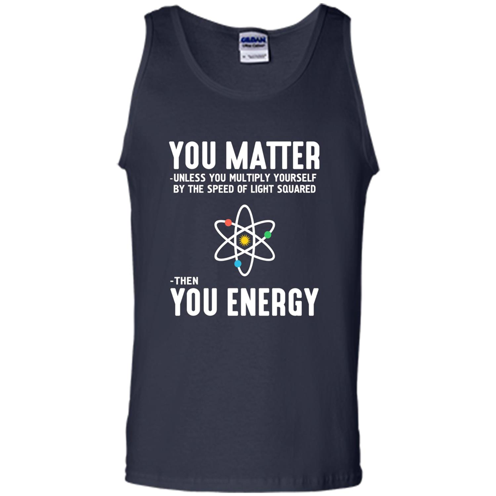 Neil deGrasse Tyson You Matter Then You Energy T-Shirt Navy