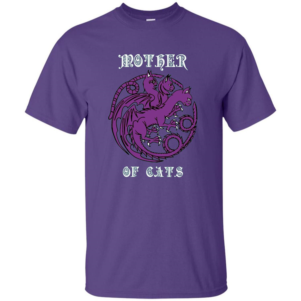 Mother Of Cats T-shirt Purple