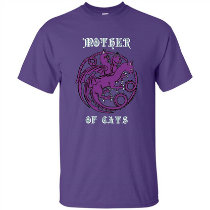 Mother Of Cats T-shirt Purple