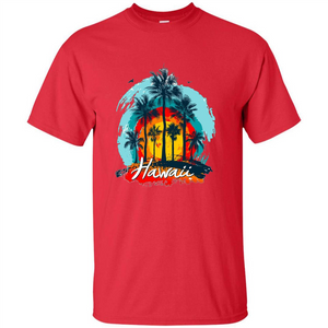Summer T-shirt Hawaiian Islands Aloha T-Shirt