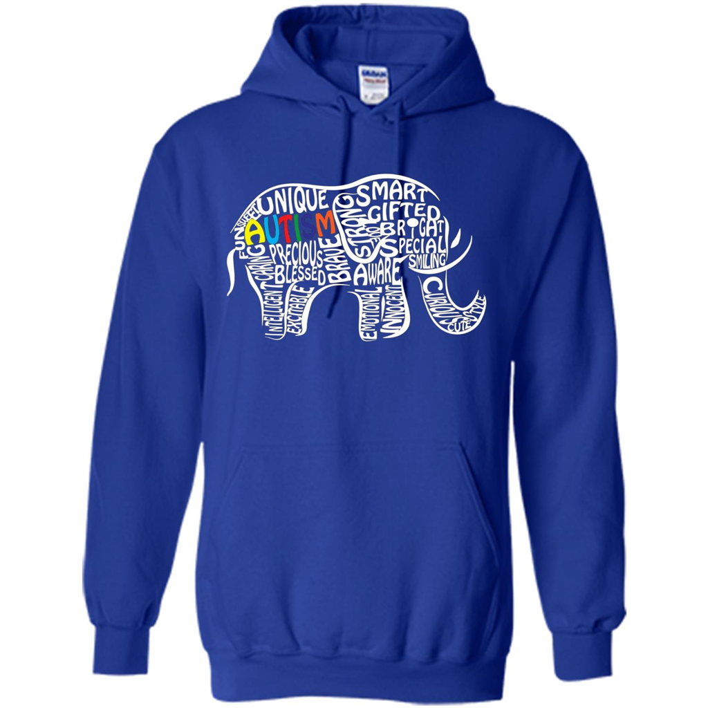 Autism Awareness Elephant T-shirt Royal