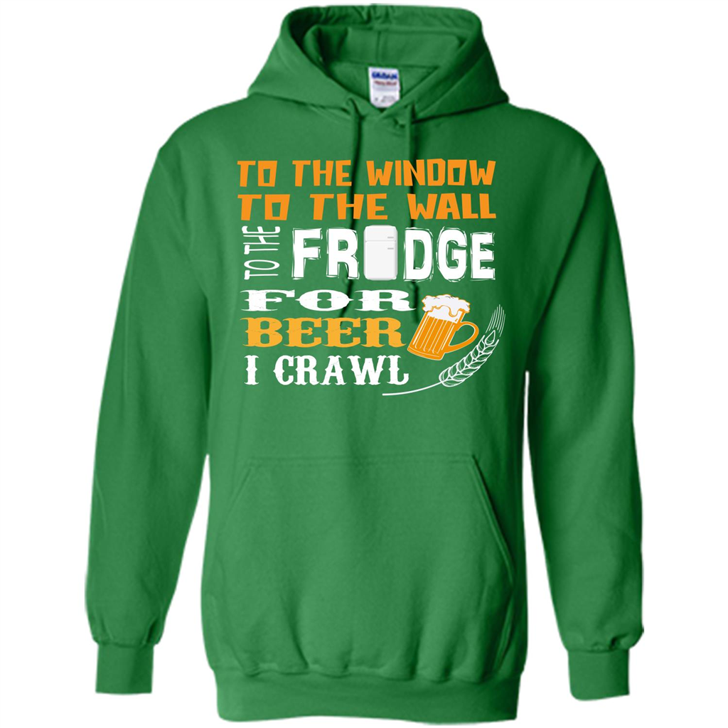 Beer. For Beer I Crawl T-shirt Irish Green