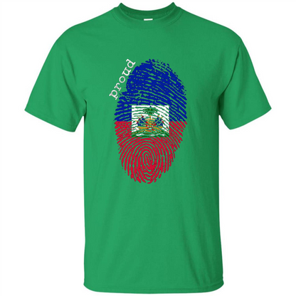 Haiti shirt - Haiti National Flag T-shirt Irish Green