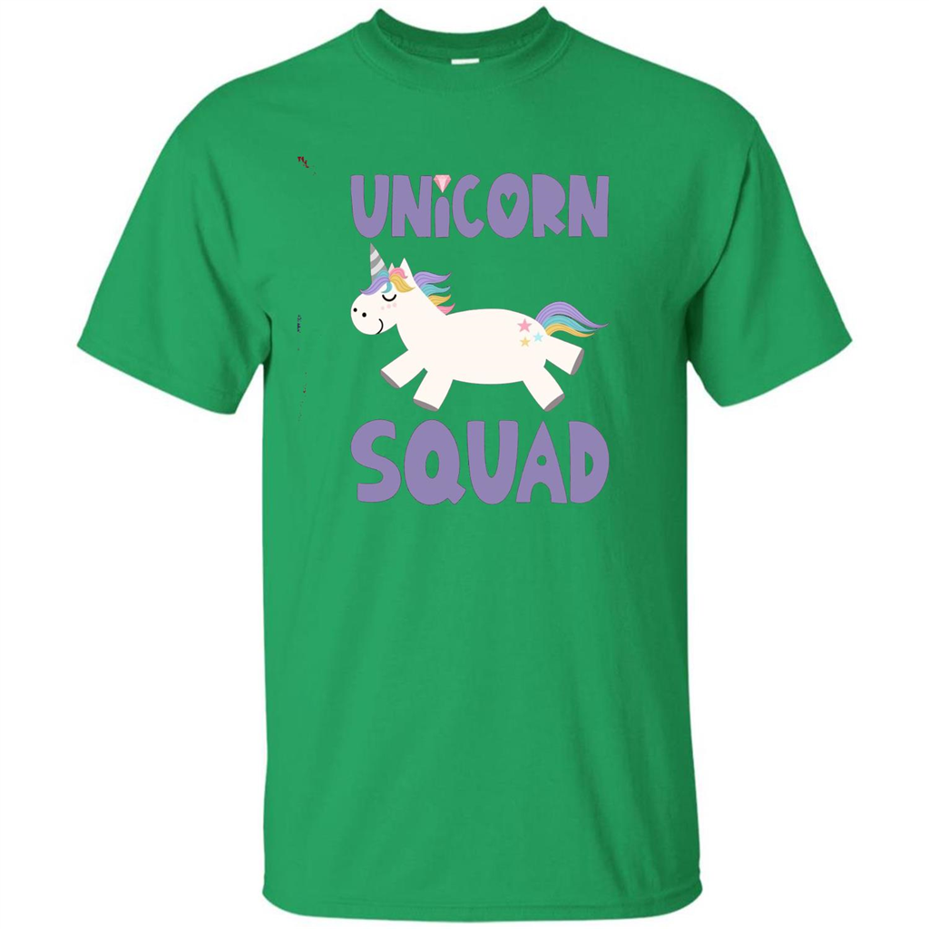 Unicorn Squad T-shirts Rainbow Fantasy Gift Princess Costume T-shirt Irish Green