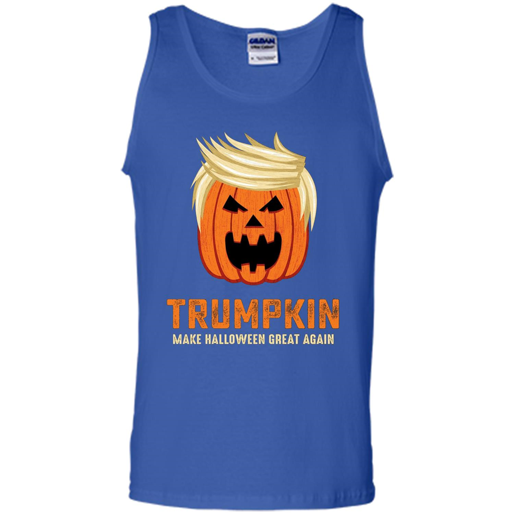 Halloween Trumpkin Funny T-Shirt Make Halloween Great Again Royal