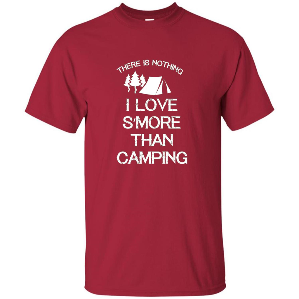 There is Nothing I Love S'more Than Camping T-shirt Cardinal