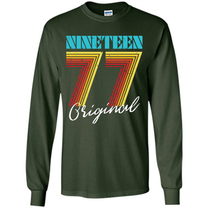 Original 1977 Birthday T-shirt Forest Green