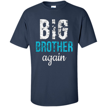 Big Brother Again Distressed T-shirt Navy