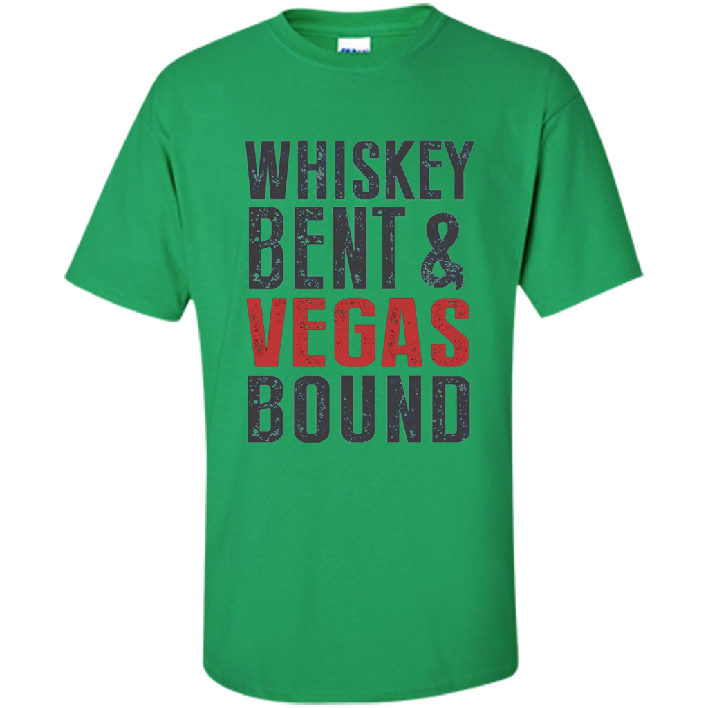 Whiskey Bent And Vegas Bound T-shirt Bachelor tshirt Irish Green