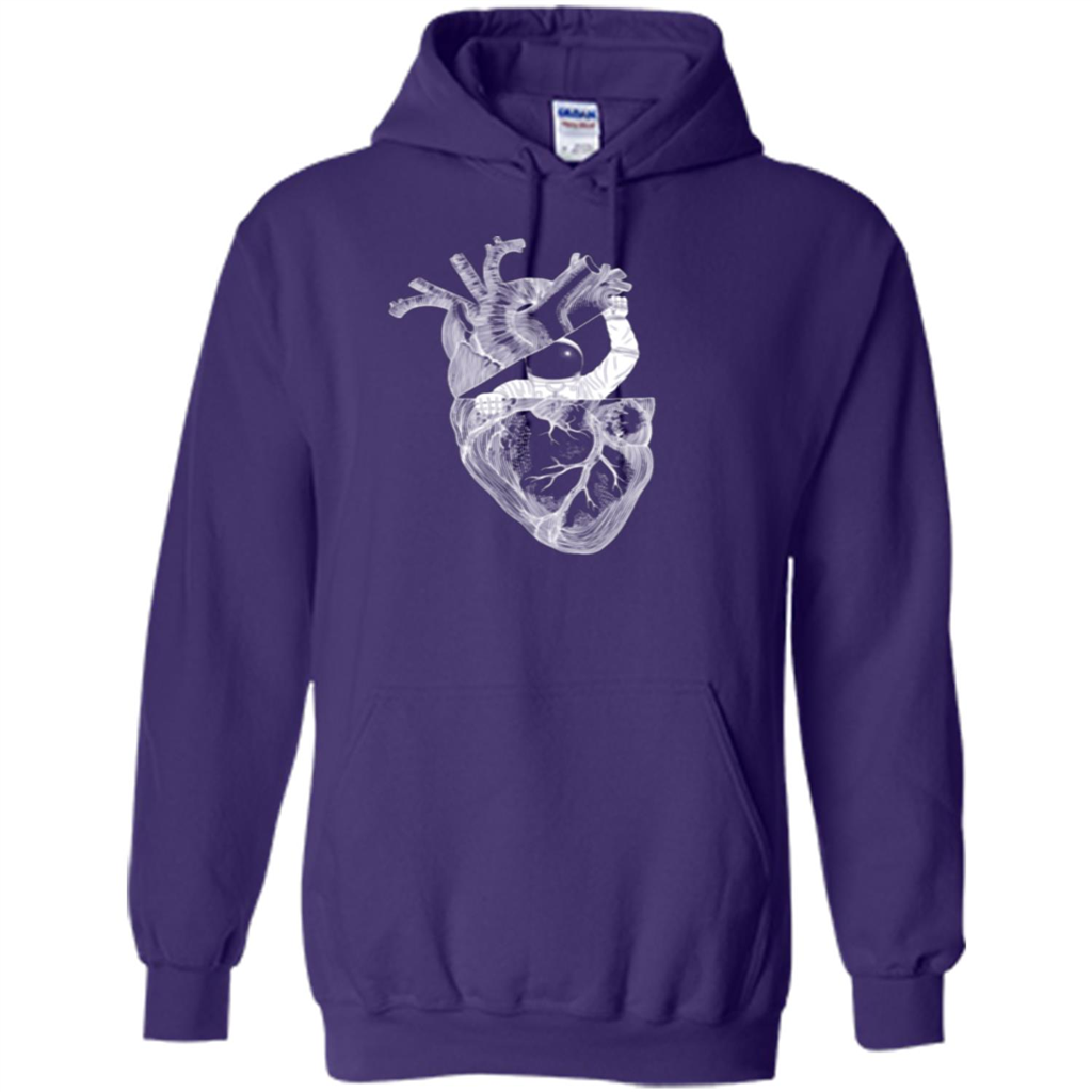 My Space T-shirt Heart T-shirt Purple