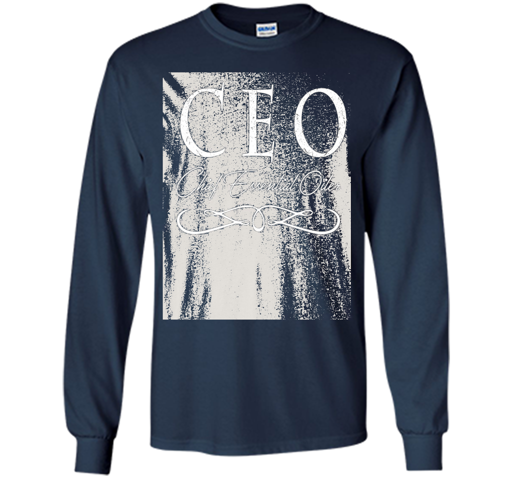 Chief Essential Oiler T-Shirt. Bella+Canvas Premium Shirt shirt Navy