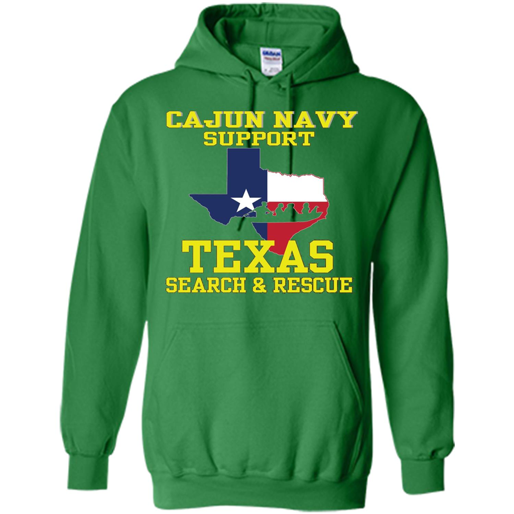 Cajun Navy Support Texas Search And Rescue T-shirt Irish Green