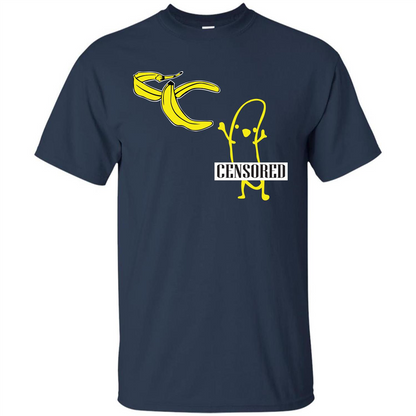Banana T-shirt Censored T-shirt Navy