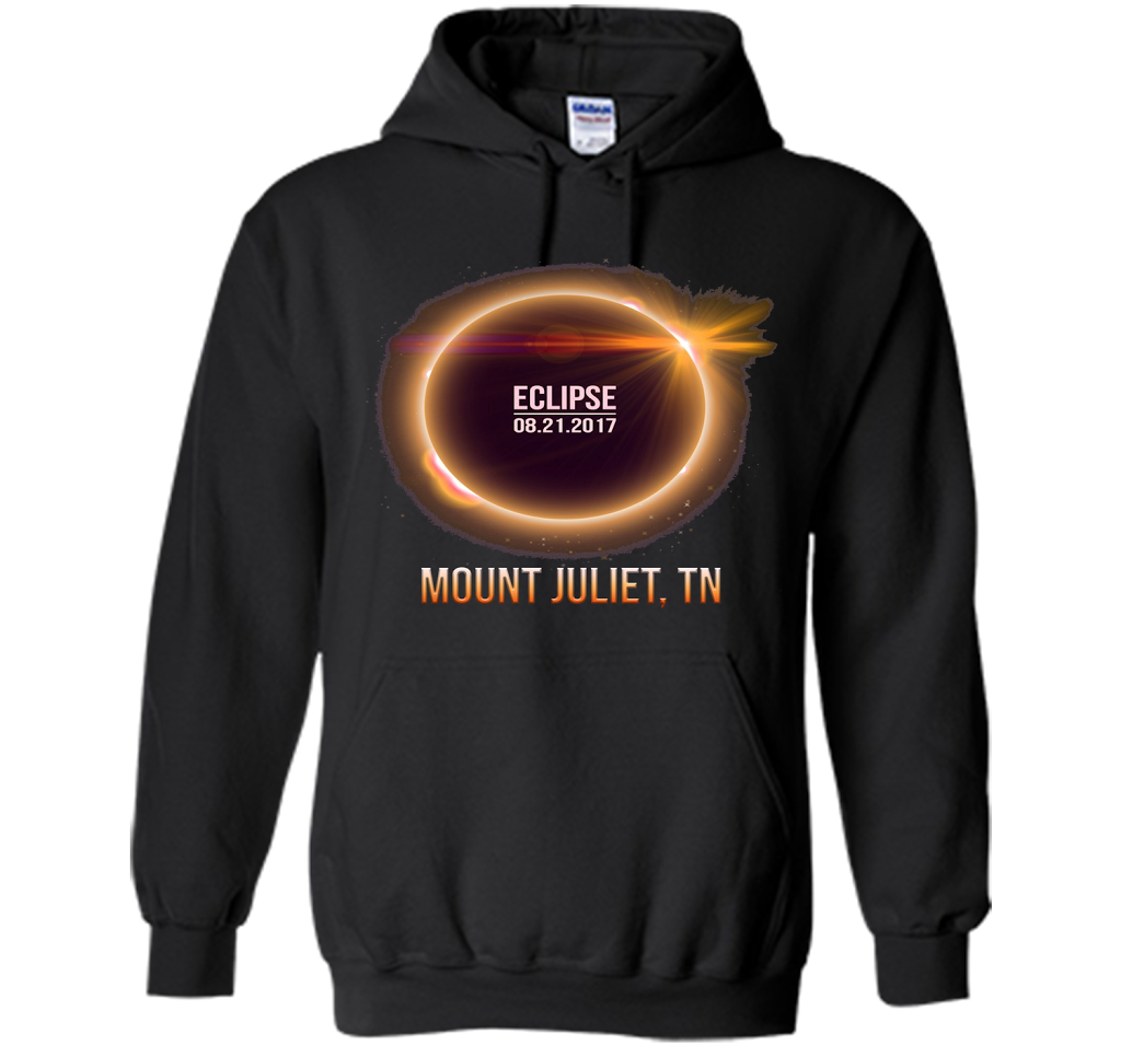 Mount juliet Tennessee Total Solar Eclipse 2017 T-shirt Black