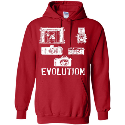 Photographer T-shirt Evolution T-shirt Red